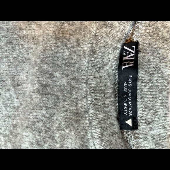 Grey Soft Knit Zara T Shirt - Picture 2 of 2